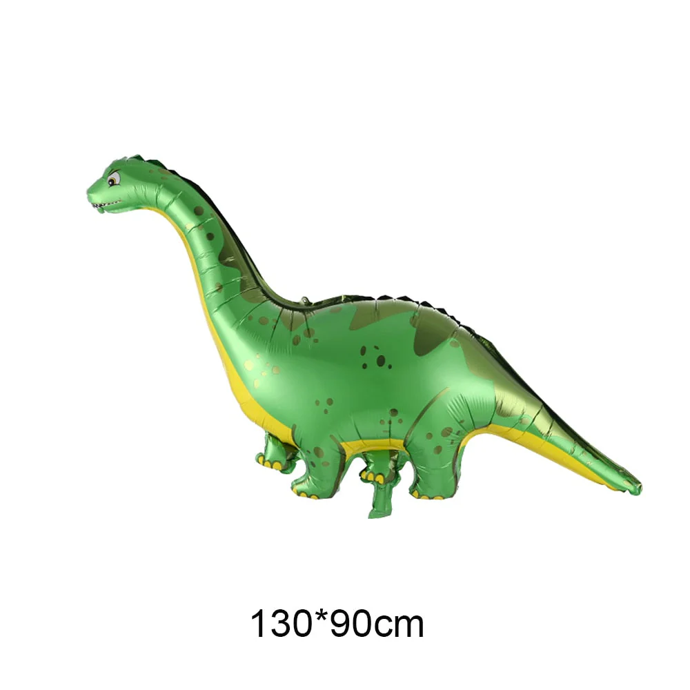 HULIANFU Large 4D Walking Dinosaur Foil Balloons Jungle Animal Boys Birthday Party Decors Jurassic  Standind Dragon Kids Toys Air Globos - Deanwangkt
