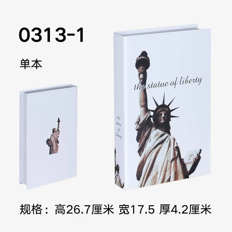 HULIANFU Ins Fashion Fake Books for Decoration Home Decor Coffee Table Book Simulation Prop Book Model Hotel Room Unopenable Box Book - Deanwangkt