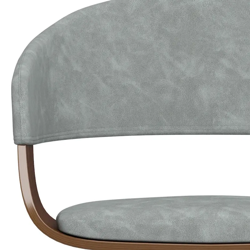 Calinda Mid Century Modern Bentwood Single Dining Chair - 20.5w x 21.7d x 30.9h