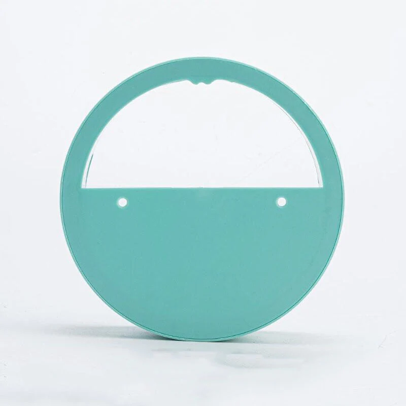 HULIANFU Wall Hanging Decor Shelf Flower Pot Modern Home Decor Room Decoration Multifunctional Storage Box Creative Round Floral Ornament - Deanwangkt