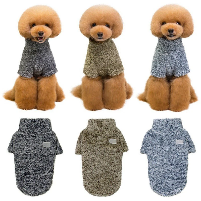 HULIANFU Winter Warm Pet Dog Thickened Cashmere Jacket Thicken Pet Outdoor Clothing For Chihuahua Teddy Dogs Costume Puppy Clothes Outfit - Deanwangkt