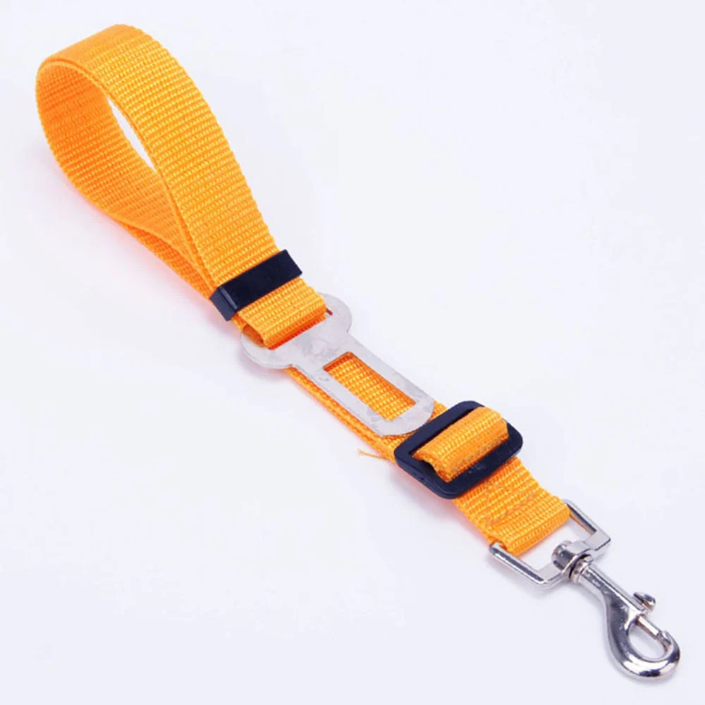 HULIANFU Pet Supplies Car Seat Belt Dog Seat Belt Dog Leash Vehicle Belt Adjustable Cushioning Elastic Reflective Safety Rope for Dog Cat - Deanwangkt