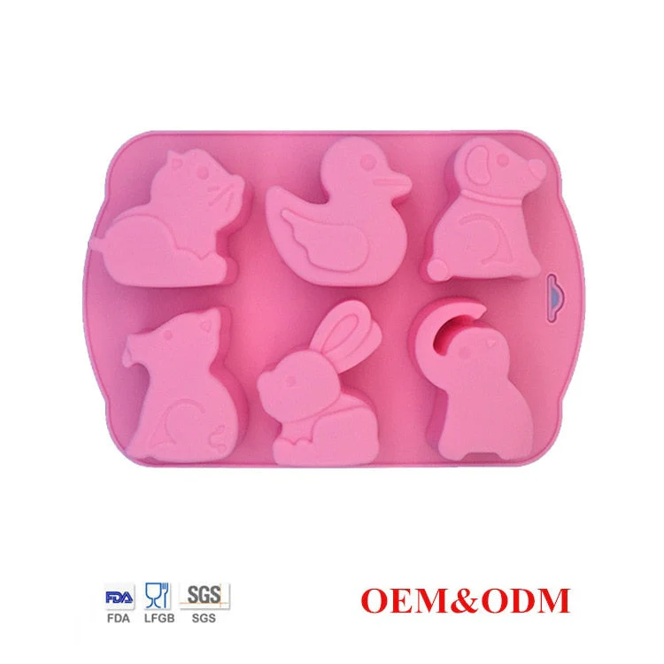 HULIANFU Silicone Molds for Soap Handmade Soap Mould Diy Round Cute Animal Fish Shape Making Soaps Candle Chocolate - Deanwangkt