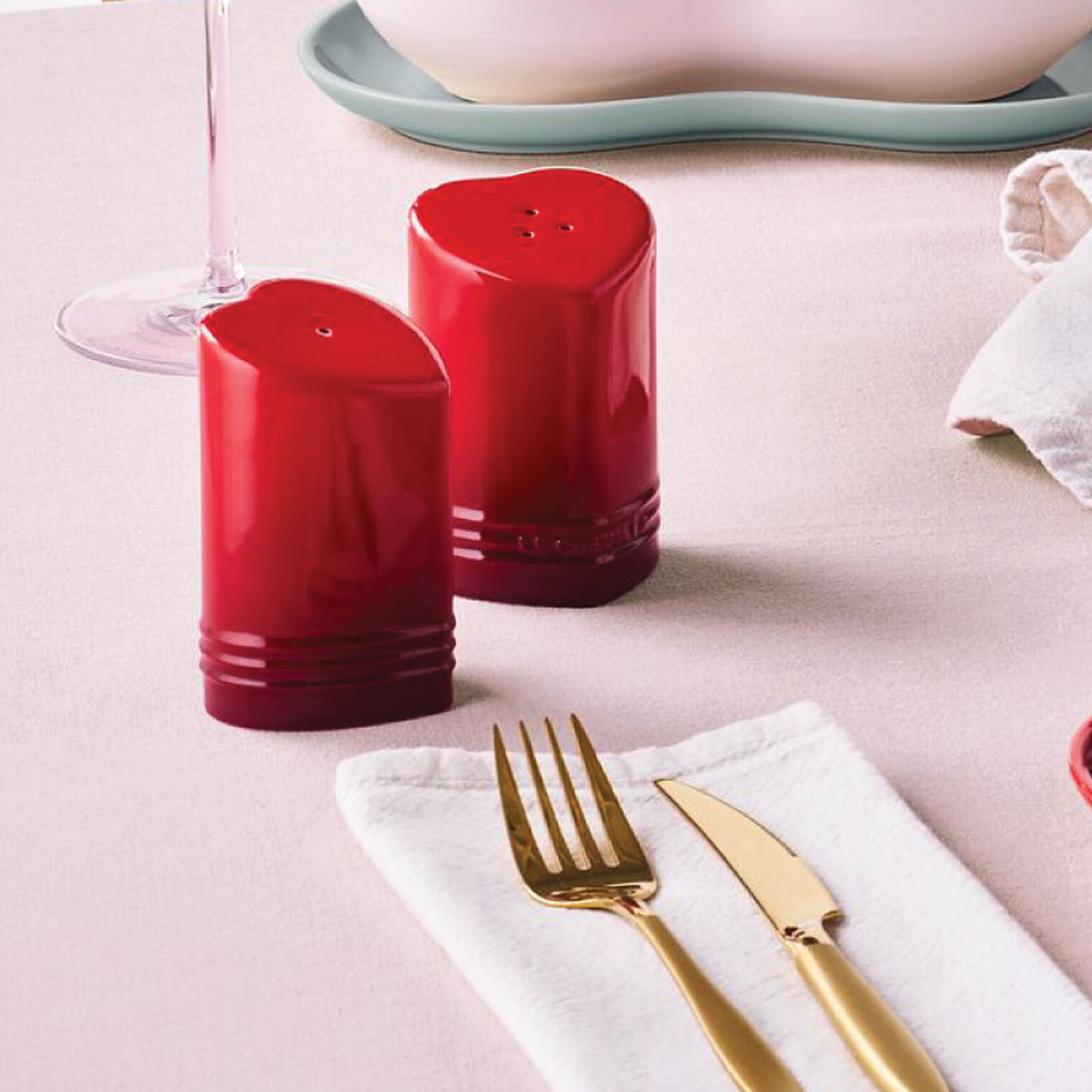 Heart Salt and Pepper Shakers