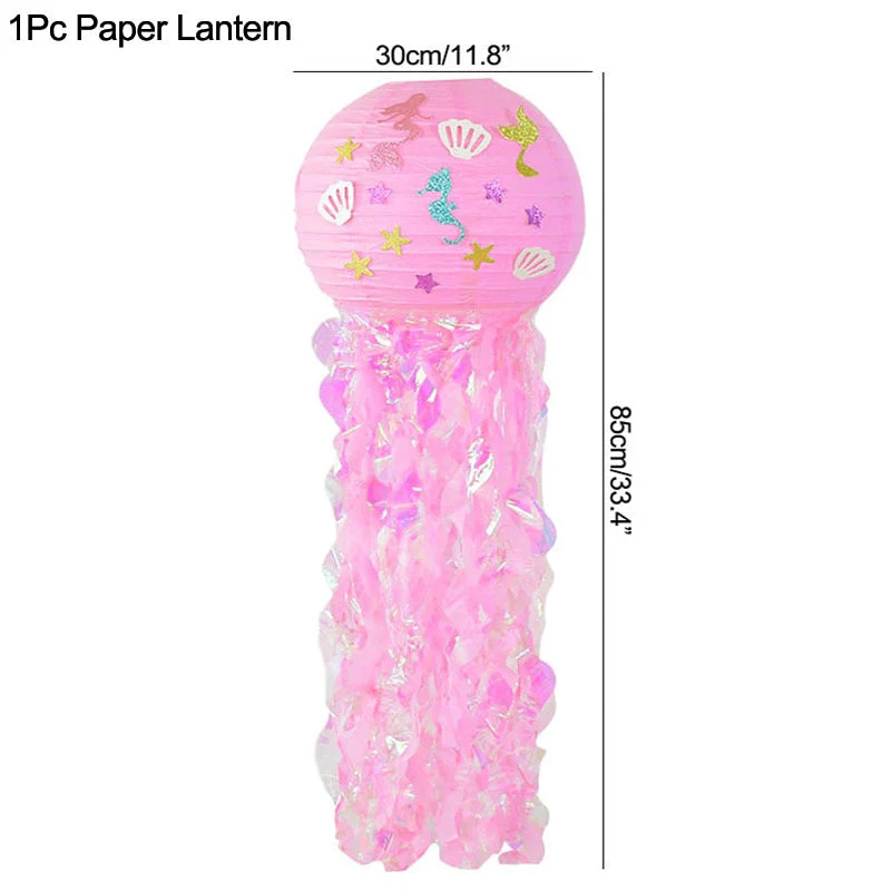 HULIANFU Little Mermaid Party Balloons 32inch Number Foil Balloon Kids Birthday Party Decoration Supplies Baby Shower Decor Helium Globos - Deanwangkt