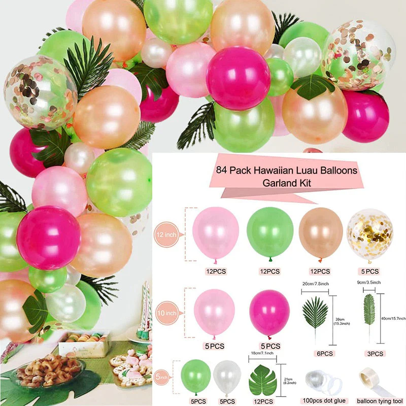 HULIANFU QIFU Macaron Balloons Garland Latex Ballons Arch Happy Birthday Party Decor Kids Adult Wedding Baloon Chain Baby Shower Balon - Deanwangkt