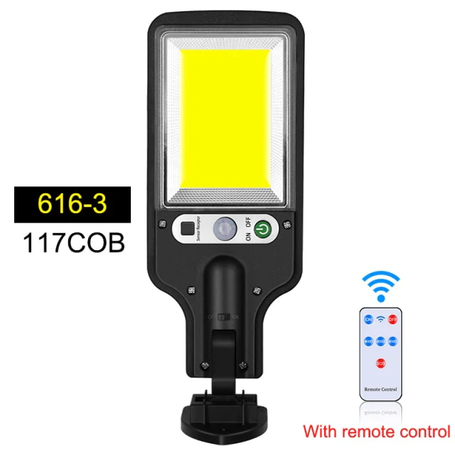 HULIANFU Outdoor Solar Lamp Solar Street Lights With 3 Light Mode Waterproof Motion Sensor Security Lighting for Garden Patio Path Yard - Deanwangkt