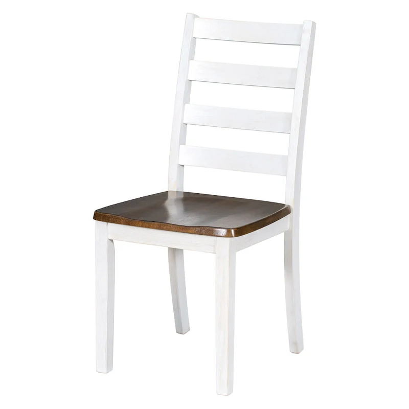 Rustic Style 6-Piece Dining Room Table Set with 4 Upholstered Chairs & a Bench