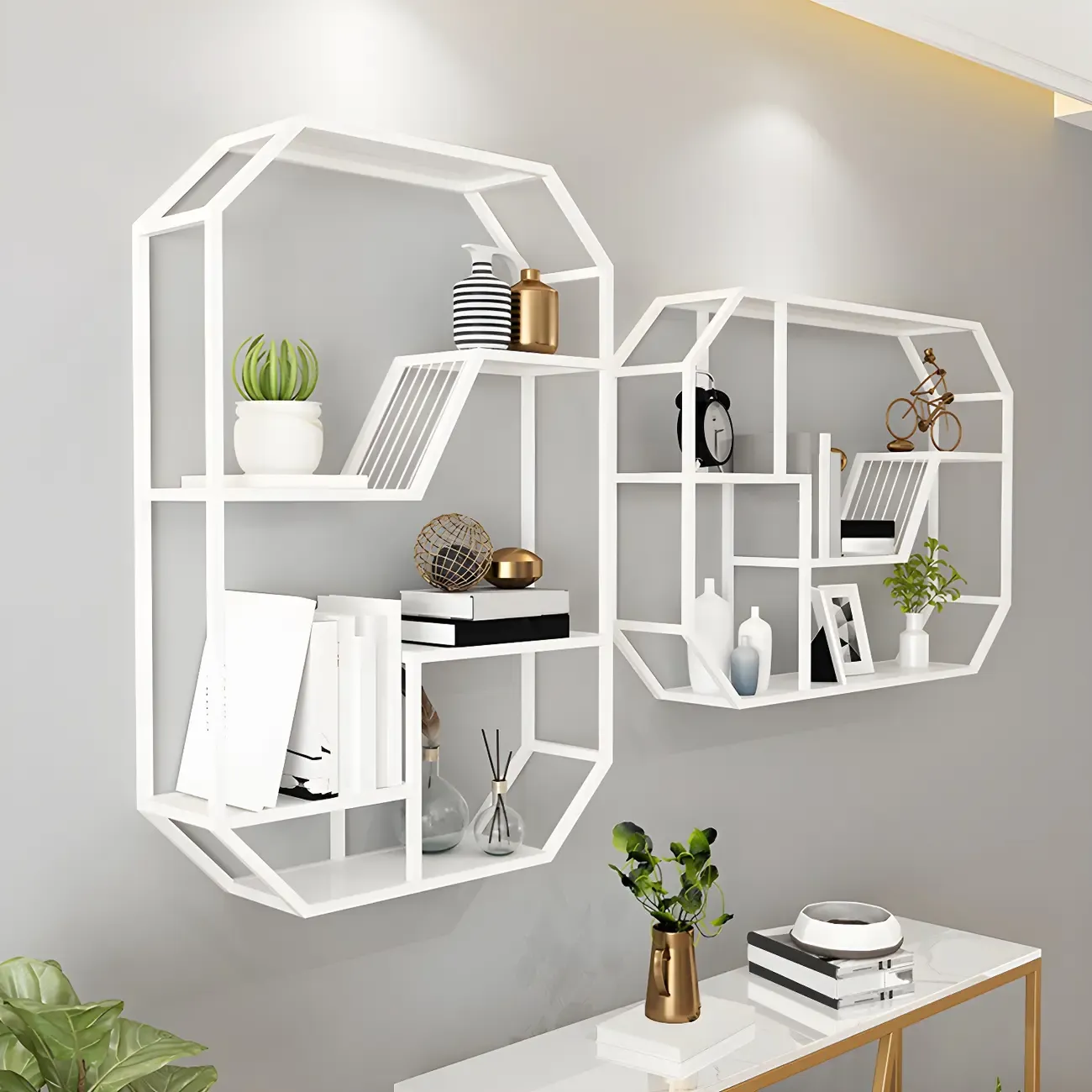 Simple Metal Black Wall-Mounted Wine Bottle Rack