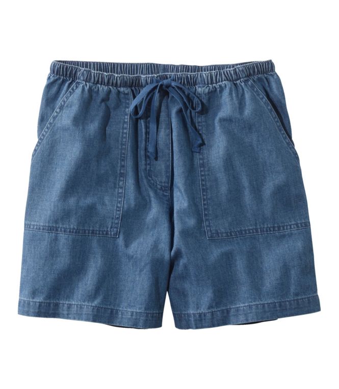 Women's Sunwashed Denim Shorts