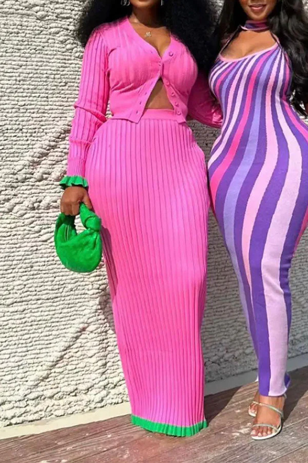 hulianfu Patchwork Girly Single Breasted Dress Suit - Deanwangkt
