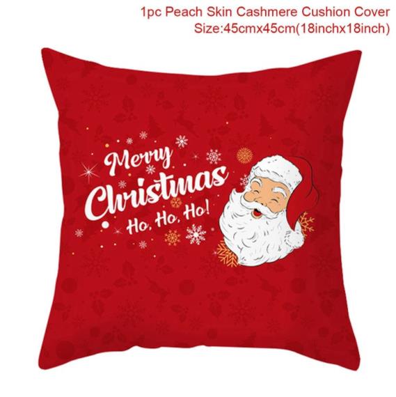 HULIANFU Santa pillowcase Happy New Year 2026  Xmas Gifts  Christmas Decor For Home Merry Christmas Ornament Navidad Natal Xmas Gifts - Deanwangkt