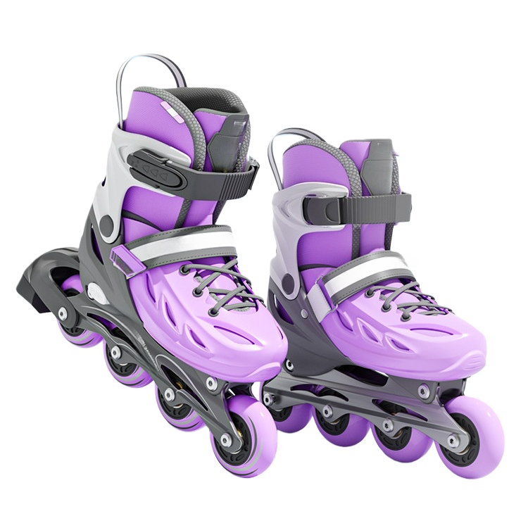 Adjustable Kids Inline Skates, Purple