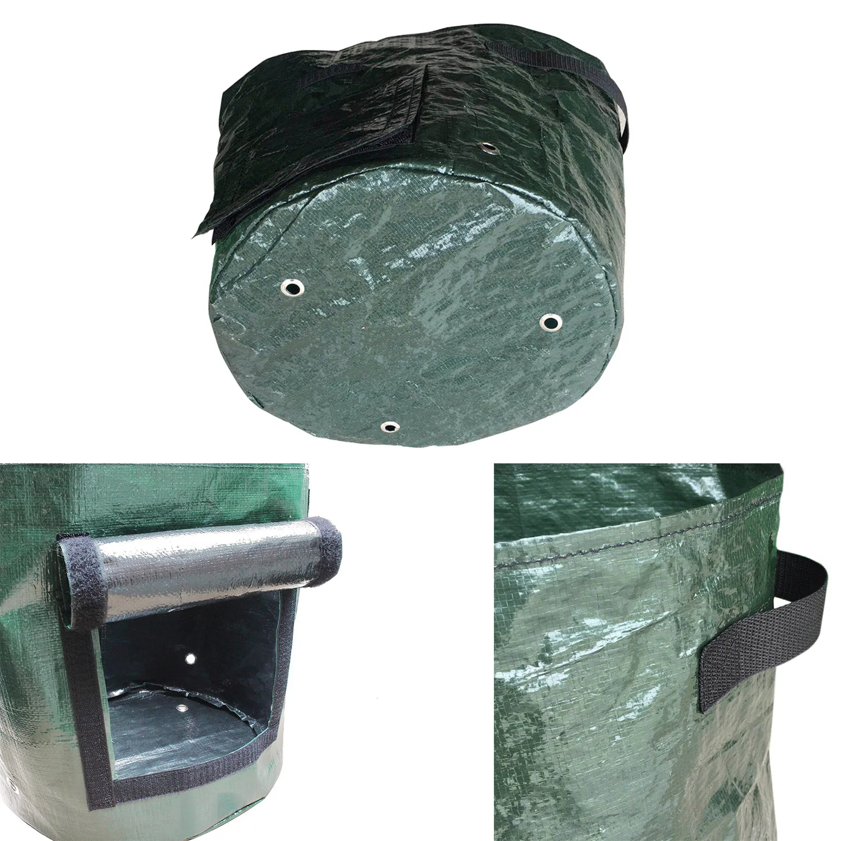HULIANFU PE Potato Grow Bags Indoors Tomatoes Carrots Grow Pot Planting Vegetable Pots Garden Living Bag Outdoor Garden Pot Garden Tool - Deanwangkt