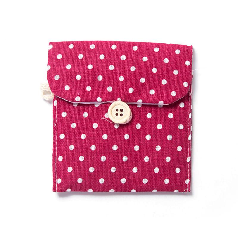 HULIANFU Waterproof Tampon Storage Bag Cute Sanitary Pad Pouches Portable Makeup Lipstick Key Earphone Data Cables Organizer Home Storage - Deanwangkt