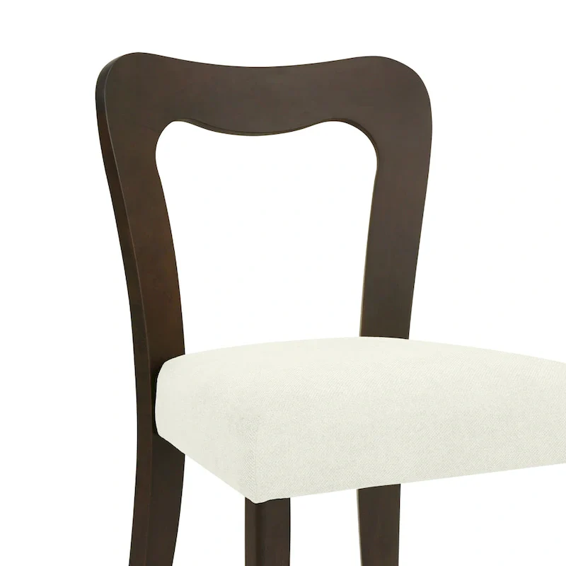 Christopher Knight Home - Ethan Modern Upholstered Dining Chair Set of 2 with Open-Back Design
