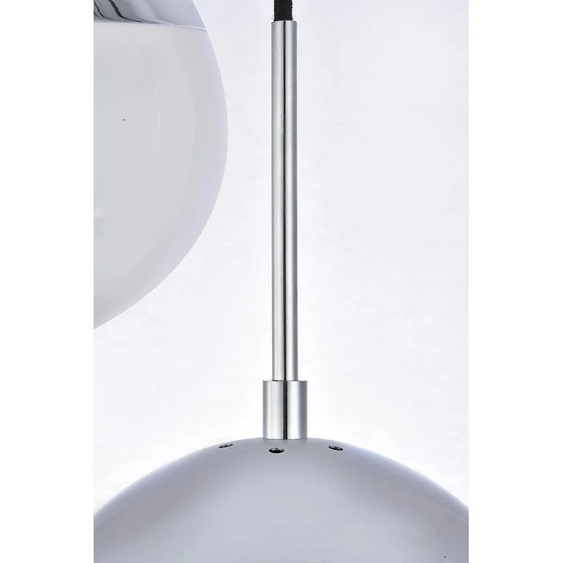 5-Light 42 inch Pendant with Frosted White Glass