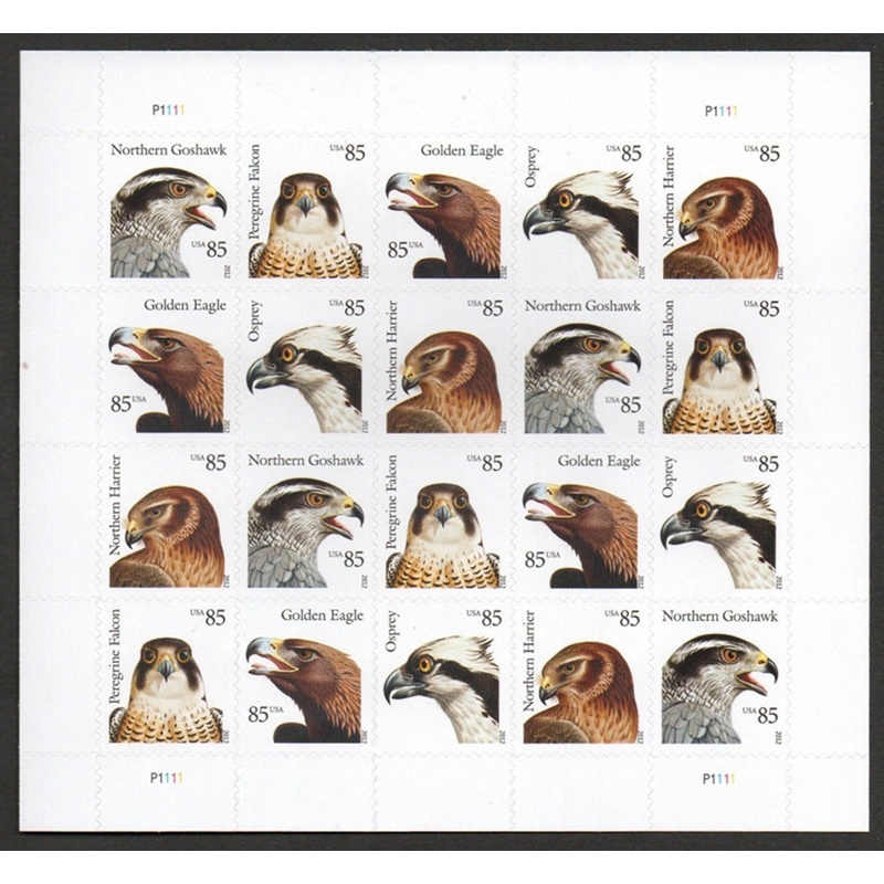 Birds of Prey 2012, (Sheet of 20) - TWENTYSTAMPS