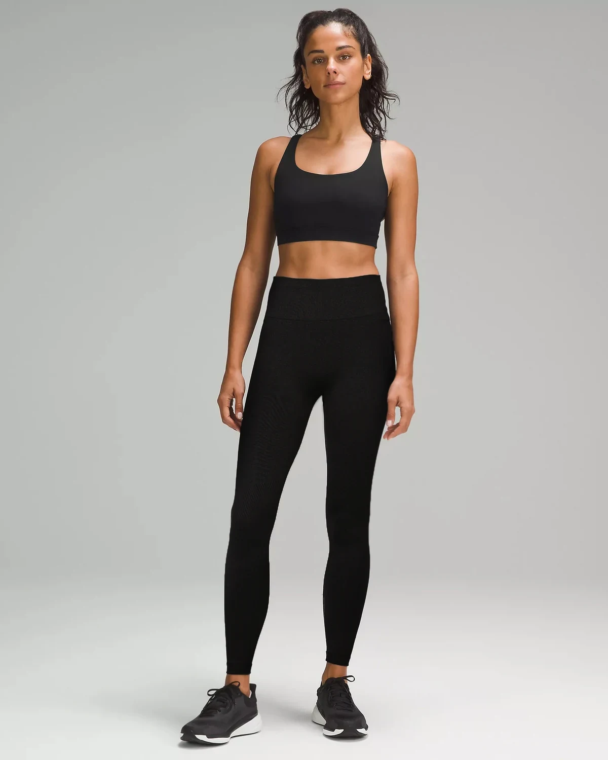 Twill sports high-waist tummy-control fitness pants for women, shapewear butt-lifting slimming moisture-wicking soft-stretch running yoga pants