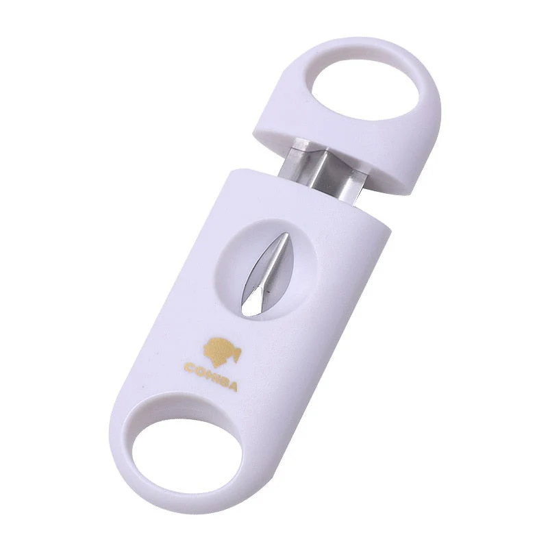 HULIANFU Top Selling Cigar Cutter Creative Metal Portable Stainless Steel Blade V-Shaped Cigar Scissors for Men Boyfriend Gifts - Deanwangkt