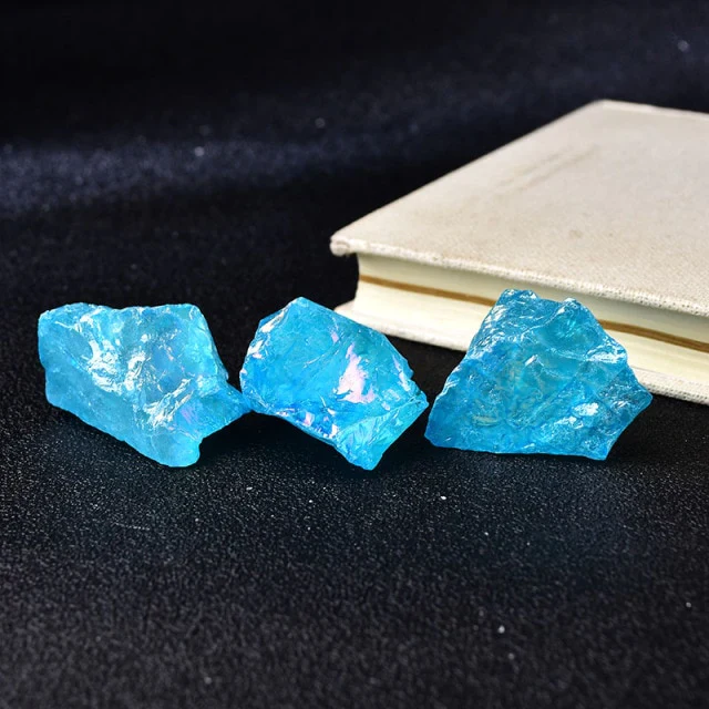 HULIANFU Natural Crystal Raw Healing Stone Electroplate Quartz Specimens Rough Collectibles Raw Gemstone Fish Tank Decoration Energy - Deanwangkt