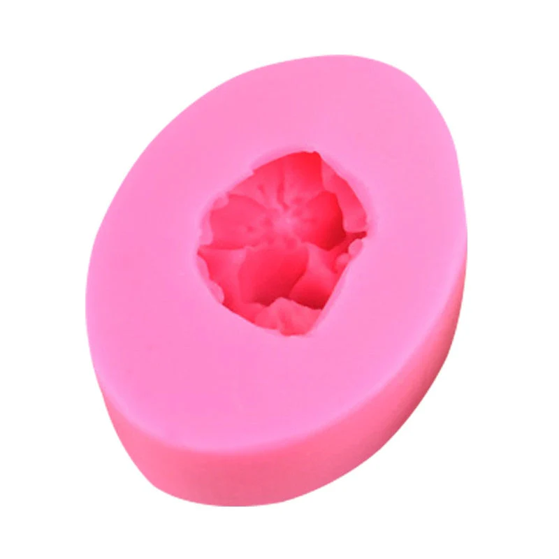HULIANFU Silicone Soap Mold for Making Rose Flower Fondant 3d DIY Form Handmade Cake Decorating Sugarcraft Moulds Silicon Mold Tools - Deanwangkt