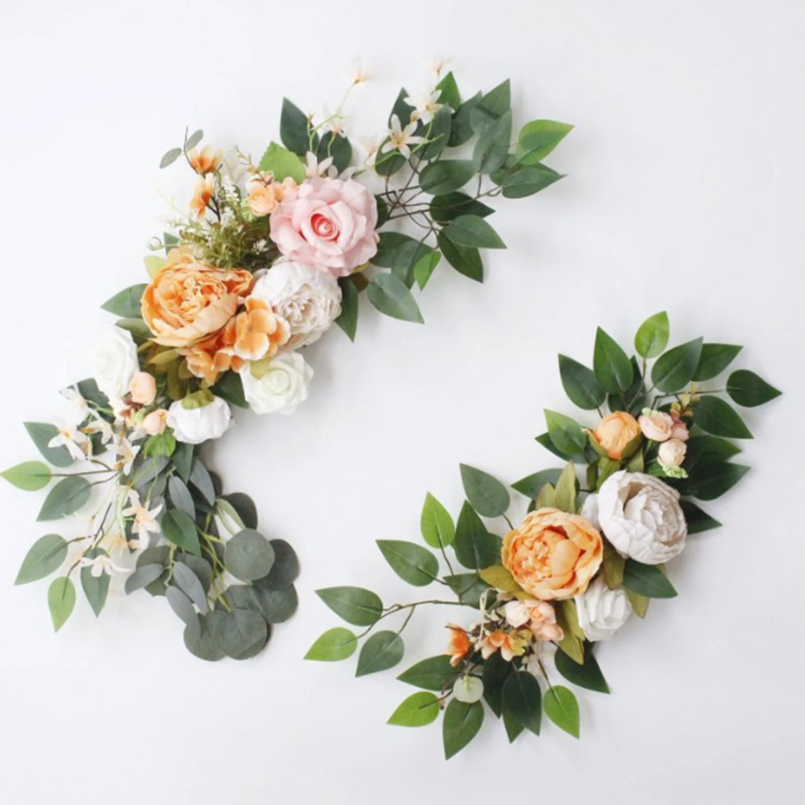 HULIANFU Metal Wedding Arch Stackable DIY Arch for Prop Supplies Decoration Easy Assembly Rose Gates Balloon Archway Arbours Party Decor - Deanwangkt