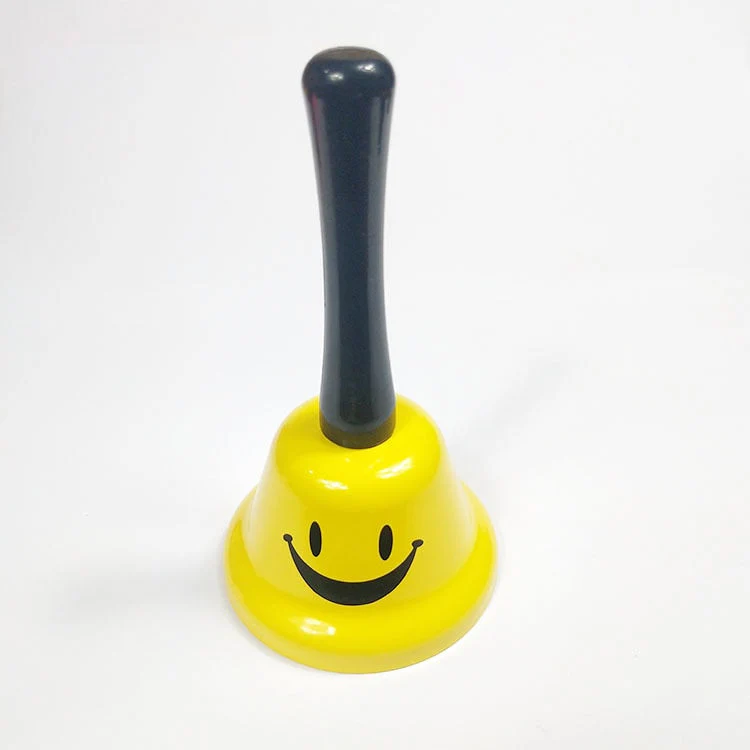 HULIANFU Large Hand Bell Toy for Children Letter Bed Bell Class Summoning Bells Colorful Metal Christmas Hand Bell - Deanwangkt