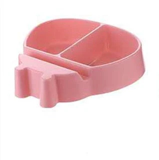 HULIANFU Plates For Food Creative Shape Lazy Snack Bowl Plastic Double Layers Snack Storage Box Bowl Lazy Fruit Plate Bowl Artifact Plate - Deanwangkt