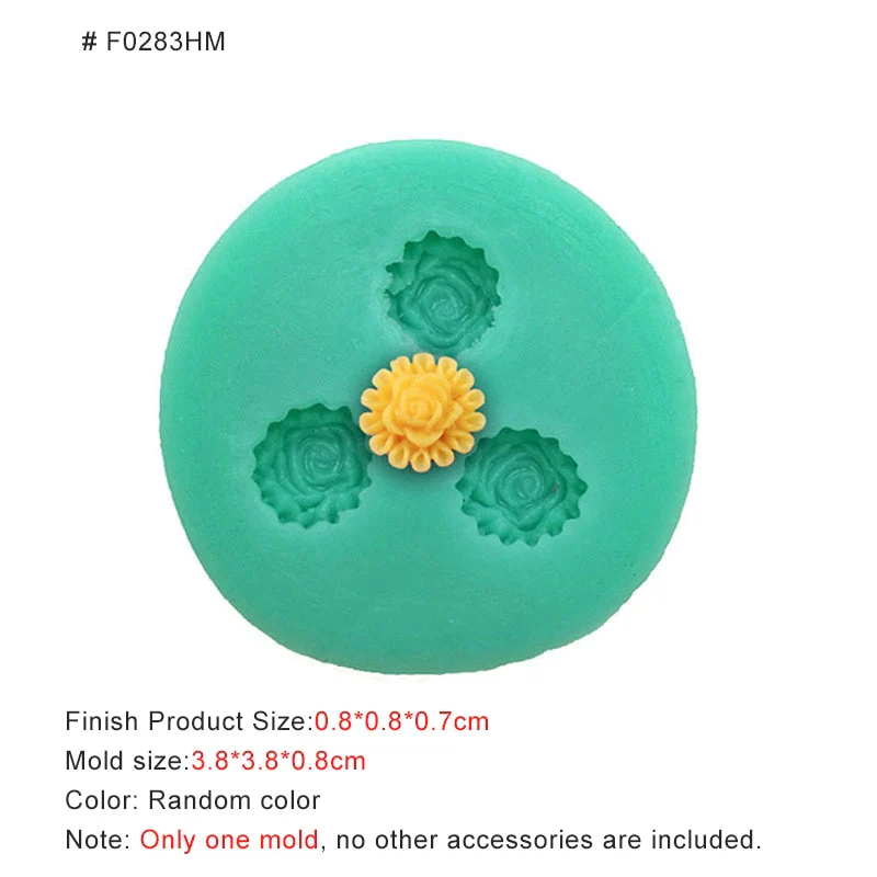 HULIANFU New Mini Flowers Series Silicone Mold DIY Handmade Fondant Cake Baking Chocolate Sugar Cake Tool Resin Polymer Clay Making Mould - Deanwangkt