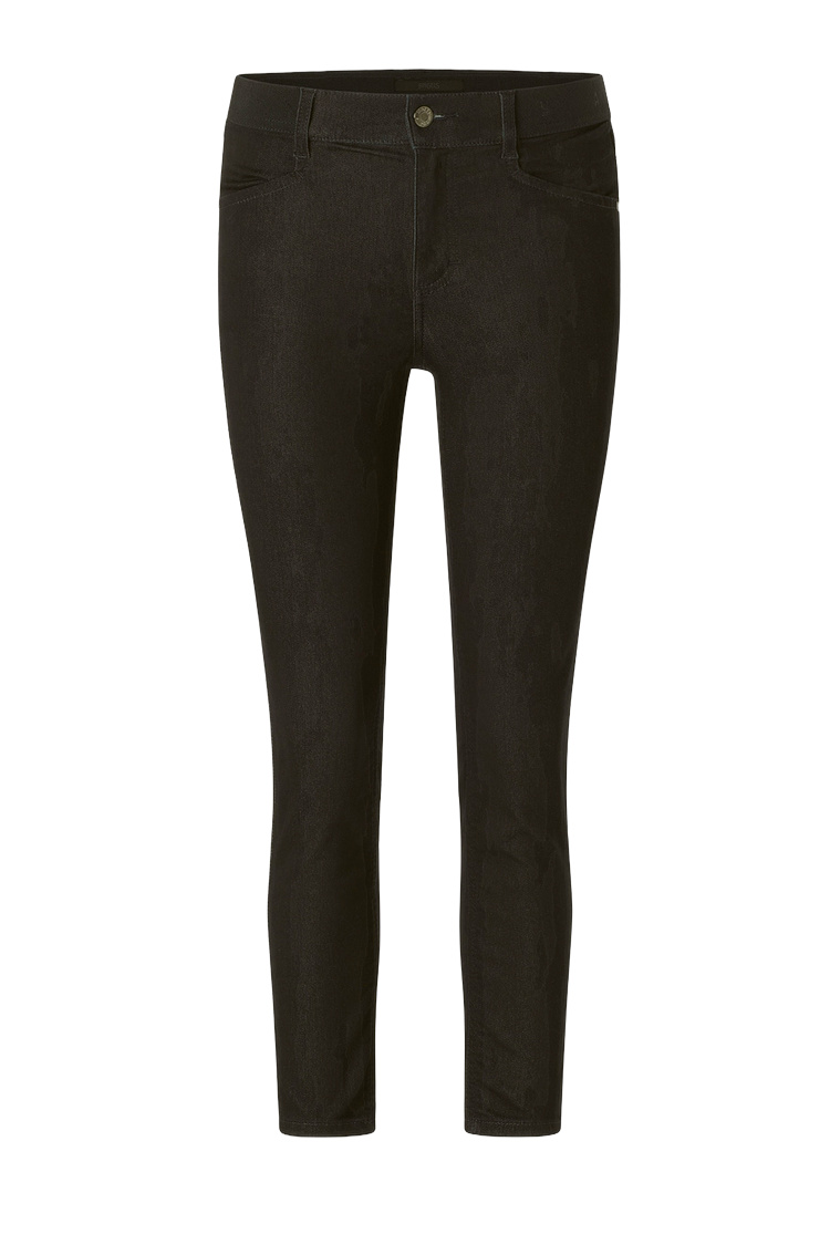 Ornella Damenjeans von Angels im Slim Fit mit 7/8 Länge aus dunklem Stretch-Denim