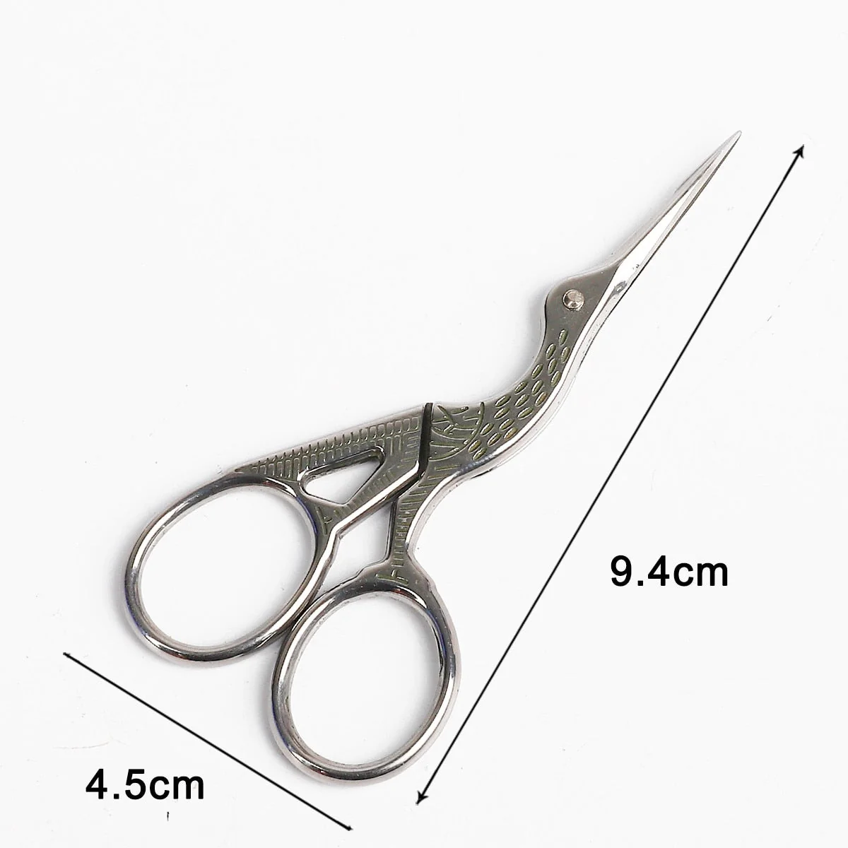 HULIANFU Vintage Stainless Steel Tailor Yarn Trim Cut cross stitch Scissor fabric Needlework Embroidery Thread knitting tool Sewing Tool - Deanwangkt