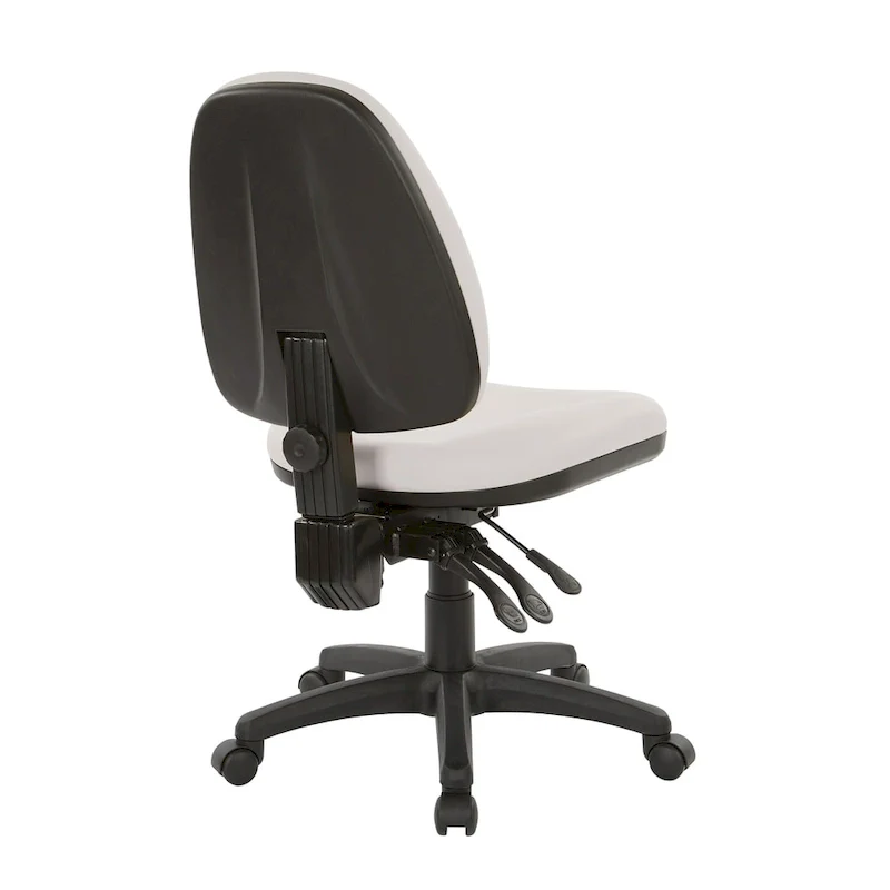 Dual Function Fabricated Ergonomic Office Chair