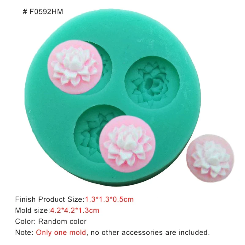HULIANFU New Mini Flowers Series Silicone Mold DIY Handmade Fondant Cake Baking Chocolate Sugar Cake Tool Resin Polymer Clay Making Mould - Deanwangkt