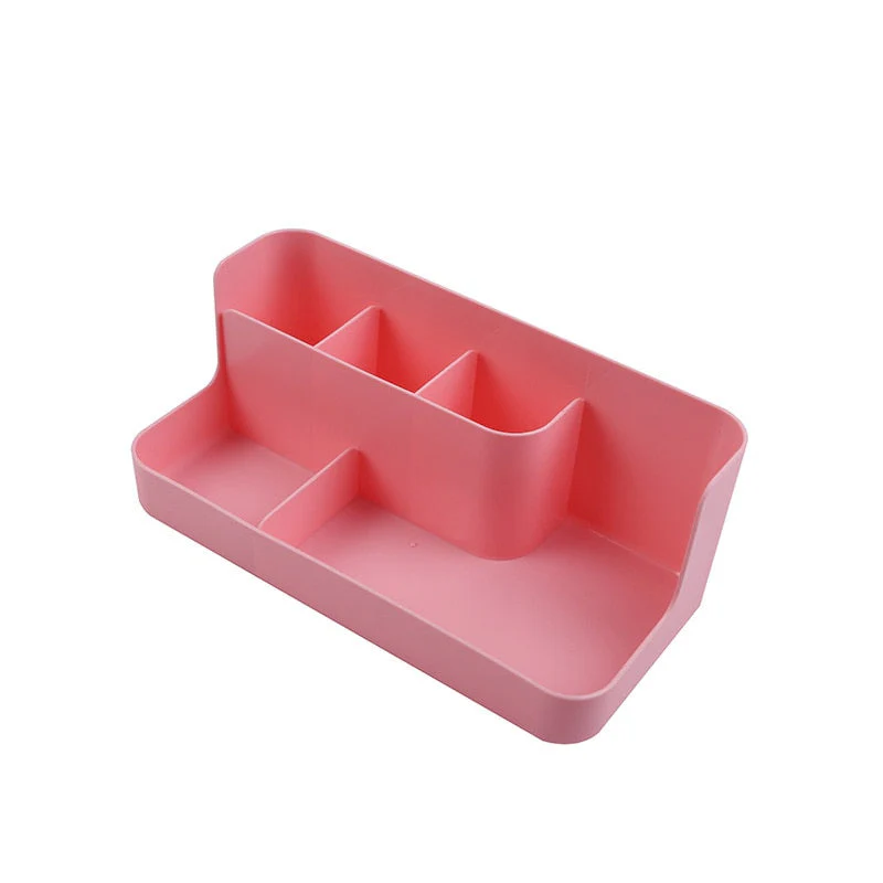 HULIANFU Makeup Organizer Bathroom Storage Box Cosmetic Organiser Office Desktop Make Up Jewelry Storage Box Sundries Container - Deanwangkt
