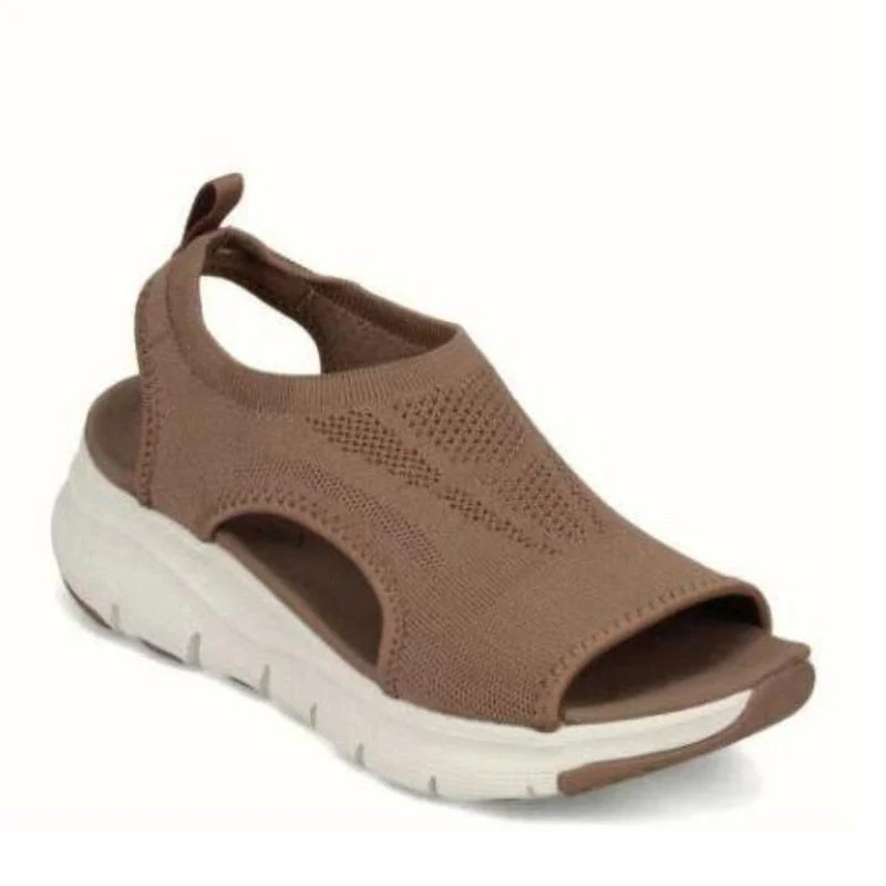 hulianfu New Women's Casual Shoes Light Comfort Platform Wedge Beach Sandals Fly Woven Mesh Fish Mouth Open Toe Slippers Zapatos Nina - Deanwangkt