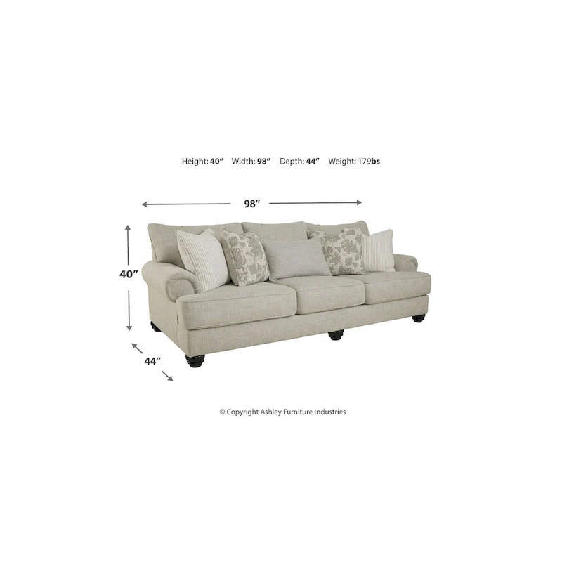 Signature Design by Ashley Asanti Beige 4-Piece Upholstery Package - 98 W x 44 D x 40 H