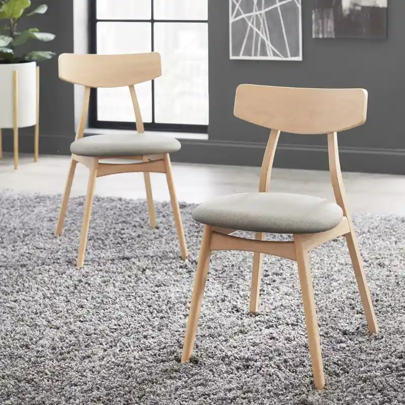 Simple Living Solid Beechwood Cadiz Dining Chairs (Set of 2)