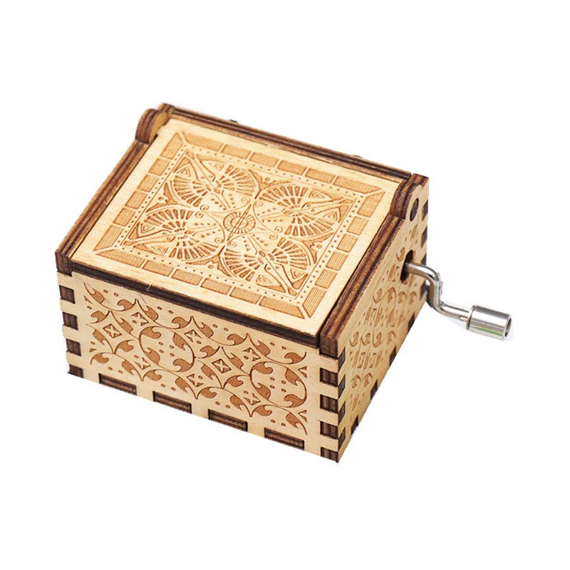 HULIANFU Wife friends Star Ball Birthday Present Music Christmas Theme Anonymity Box Wooden Castle MY Children Gift Goigeous - Deanwangkt