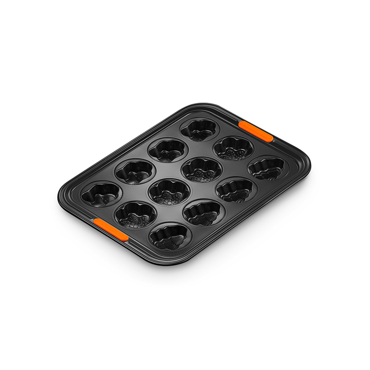 Non-stick Metal Bakeware 12-Cup Holiday Cakelet Pan