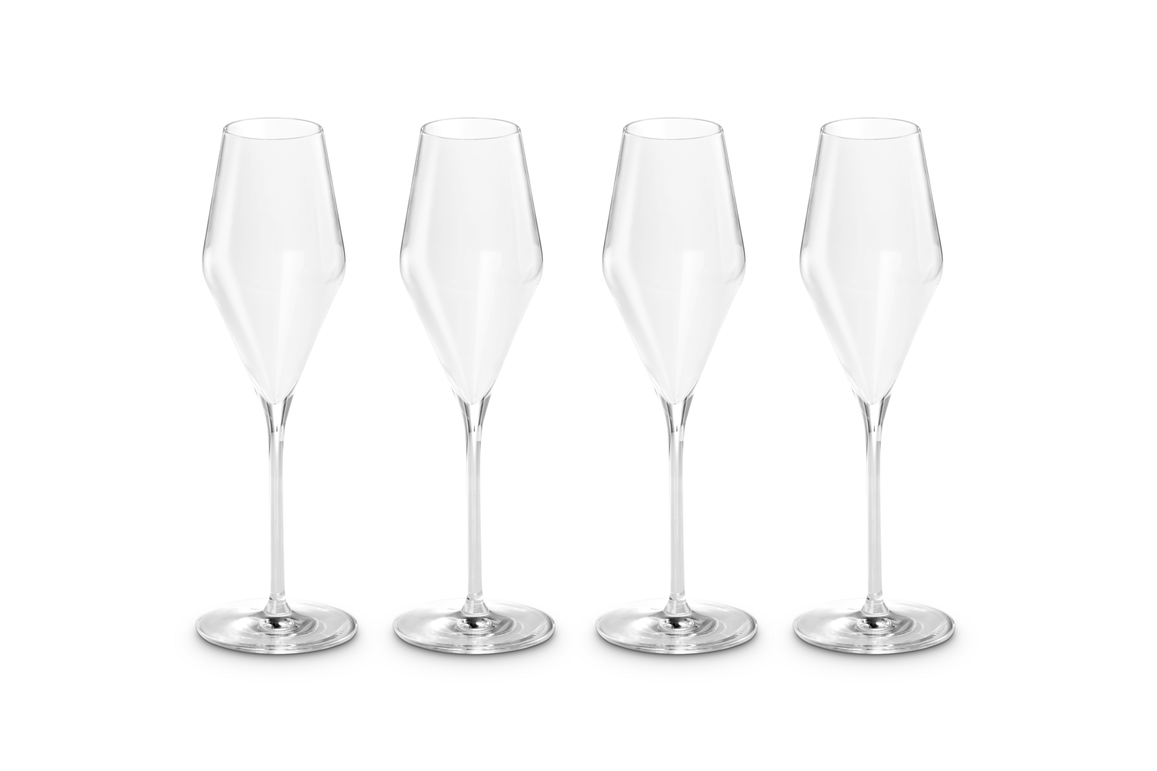 Set of 4 Sparkling Wine Glasses