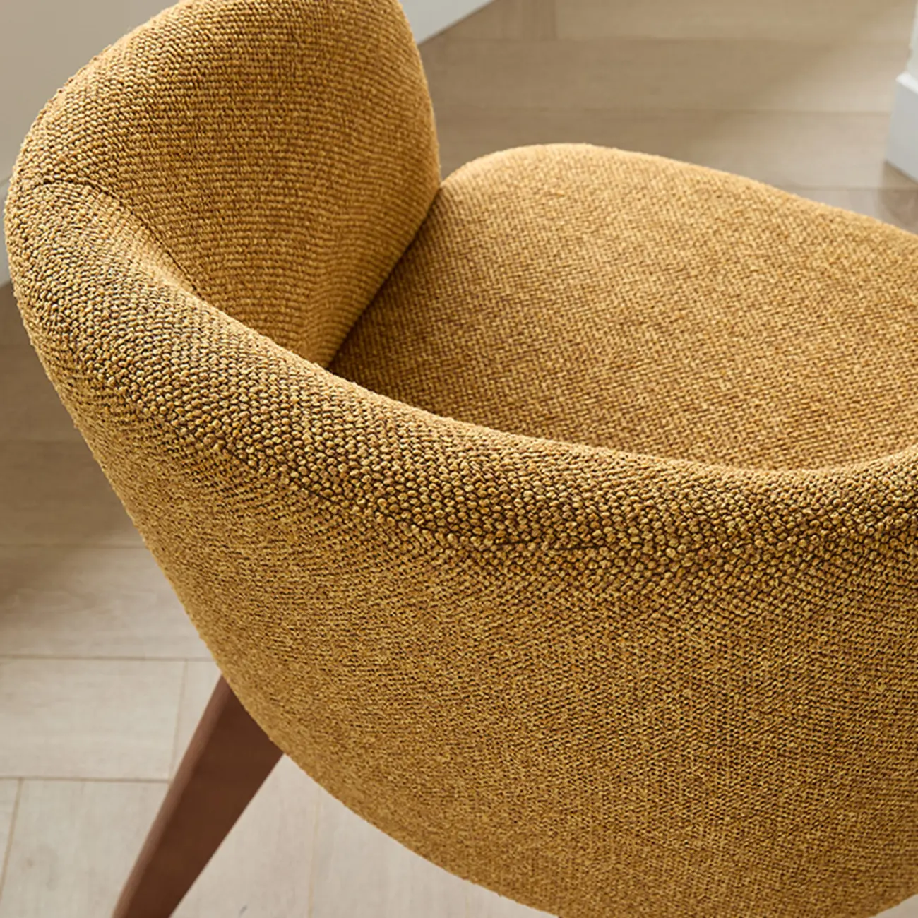 Modern Swivel Barrel Dining Chair with Arms