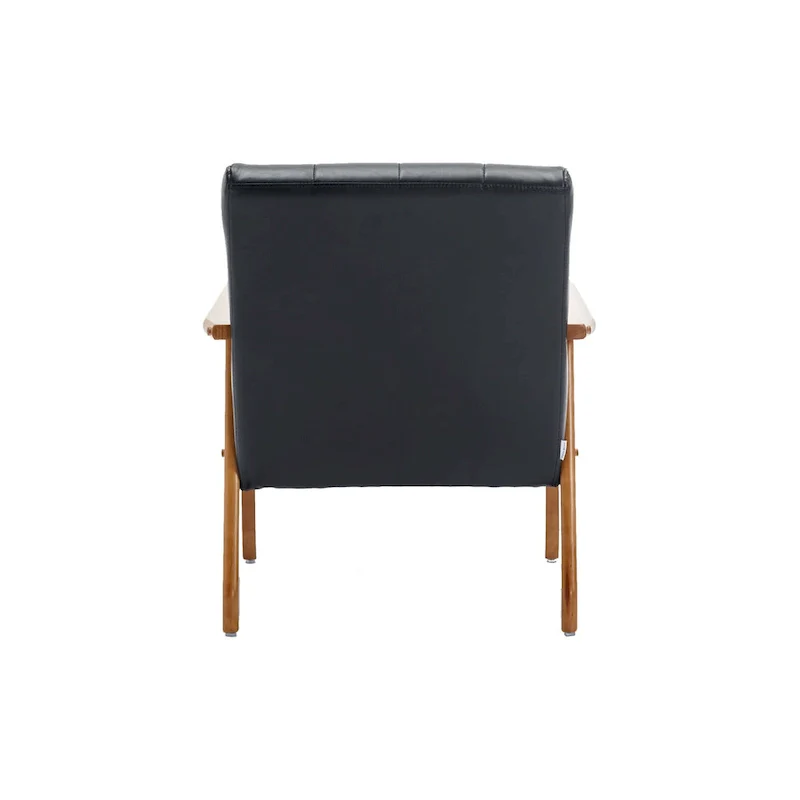 Mid Century Modern Accent Chairs Set of 2 with Side Table