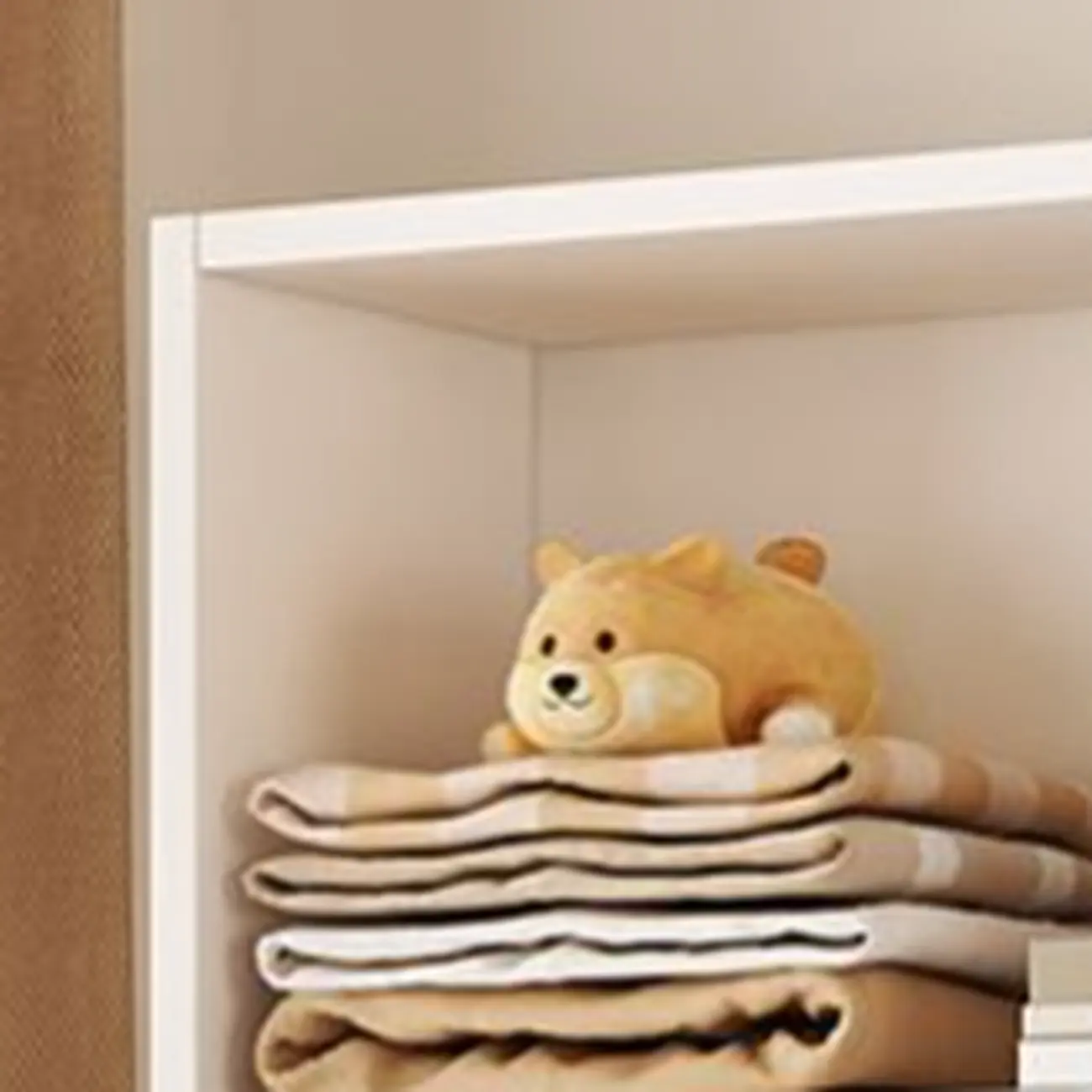 Spacious Vertical White 2-Shelf Wood Bookcase