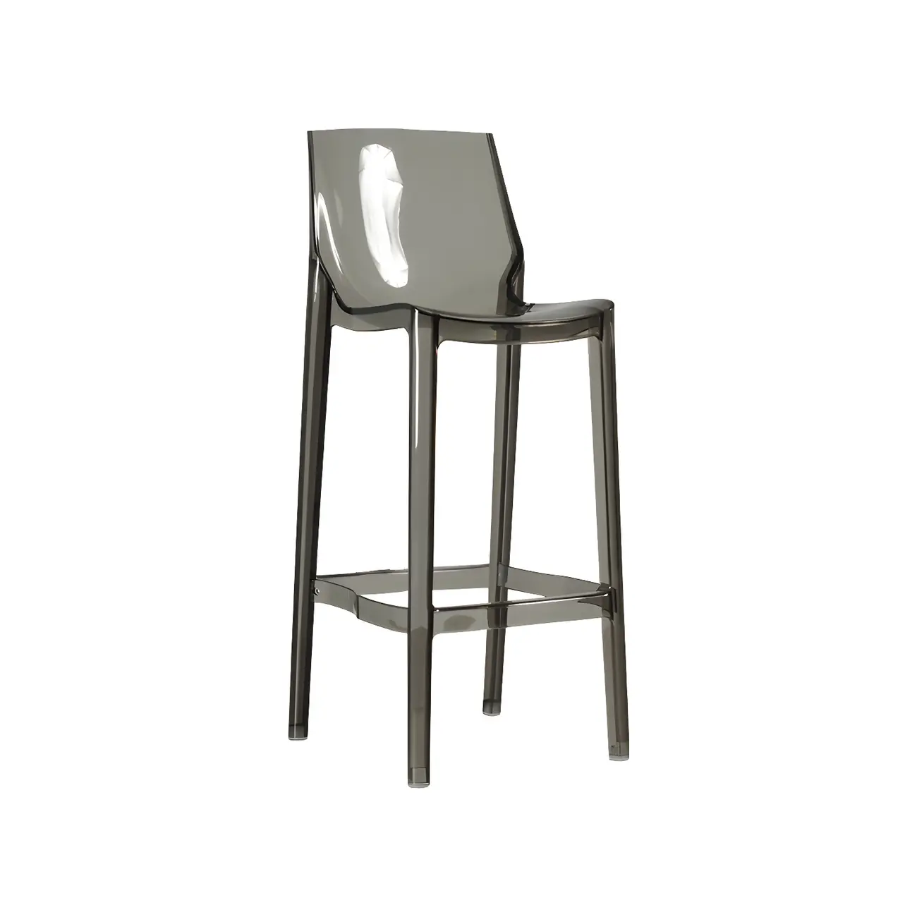 Modern Acrylic Vibrant Durable Colourful Sleek Bar Stool