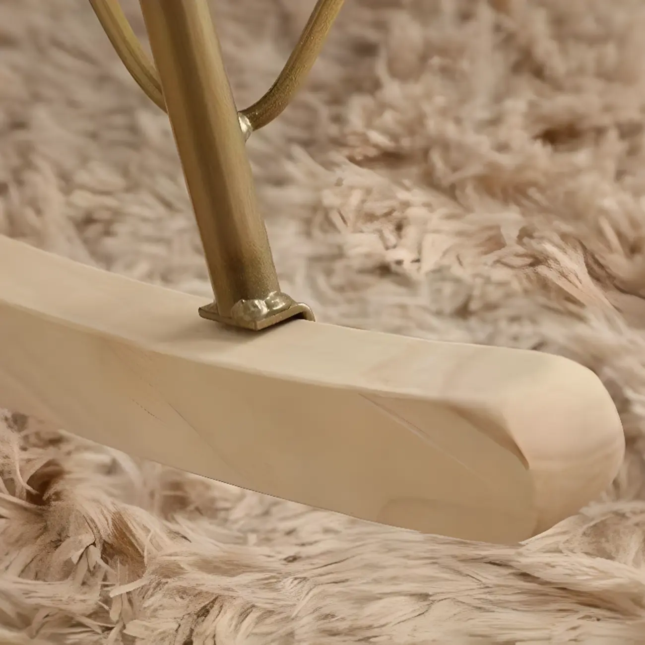 Modern Upholstered Rocking Chair with Optional Ottoman