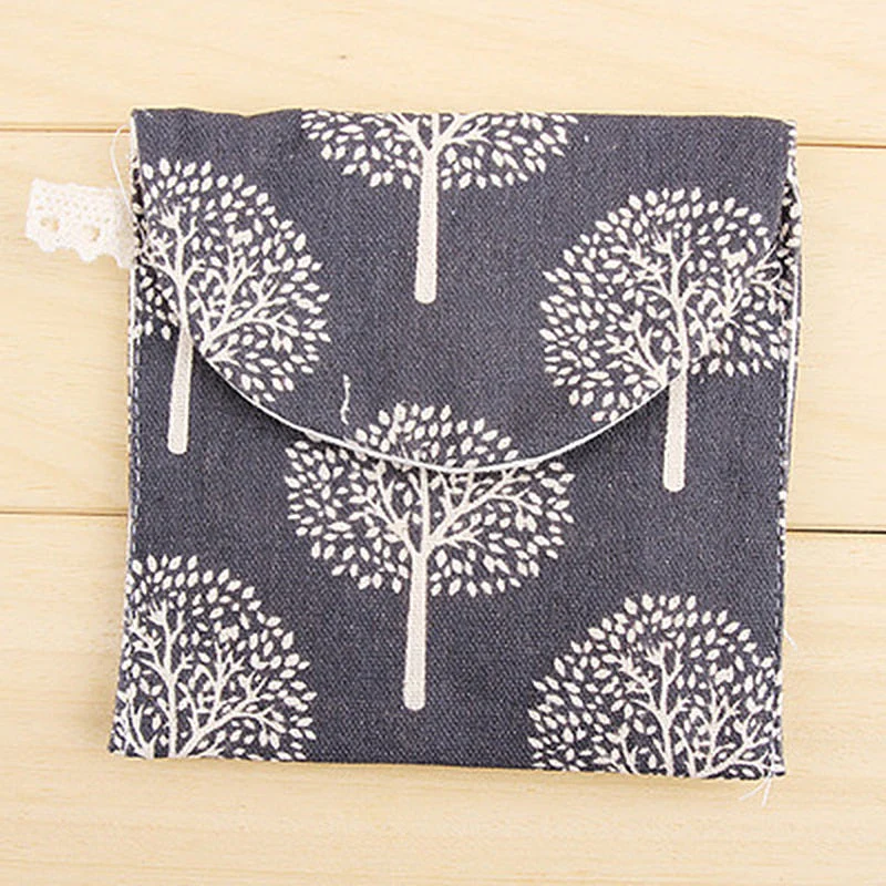 HULIANFU Waterproof Tampon Storage Bag Cute Sanitary Pad Pouches Portable Makeup Lipstick Key Earphone Data Cables Organizer Home Storage - Deanwangkt