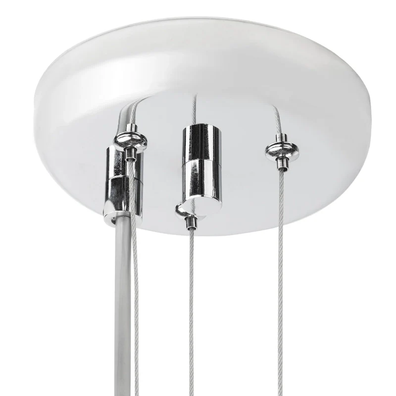 SAFAVIEH Lighting Rejane Pendant - 17.8 x17.8 x9.25-80.5  - Blue Crackle - 18Wx18Dx81H