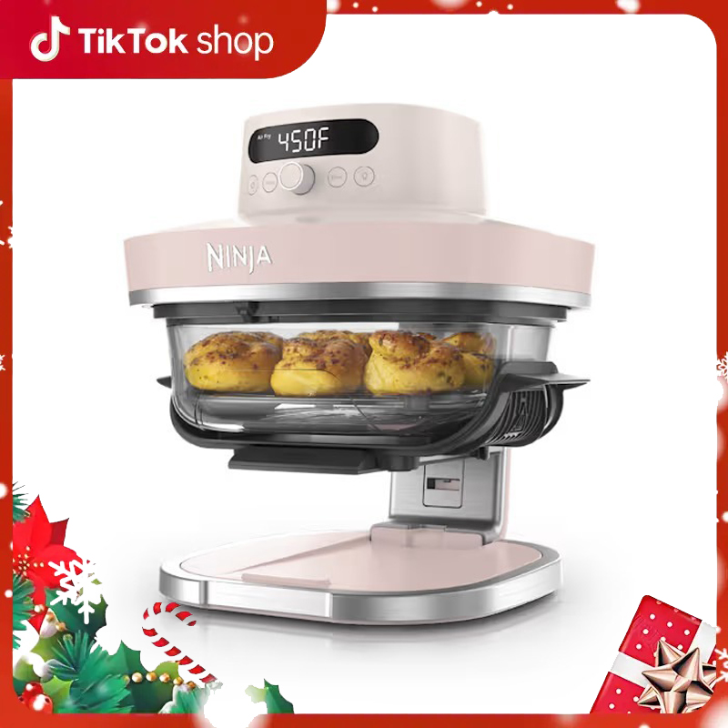 Ninja Crispi Pro 6-in-1 Glass Countertop Air Fryer, Cyberspace