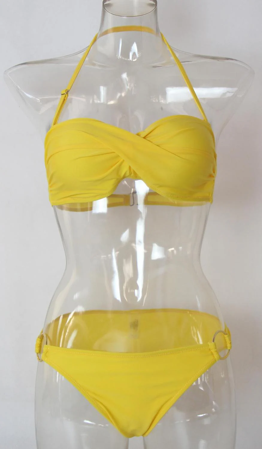Brazilian Biquinis Women Sexy Push Up Bathing Suits Ring Design Beach Swim Wear Bandeau Strapless Bikini Set Maillot De Bain de - Deanwangkt